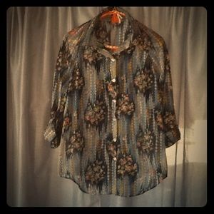Vintage Sheer Blouse